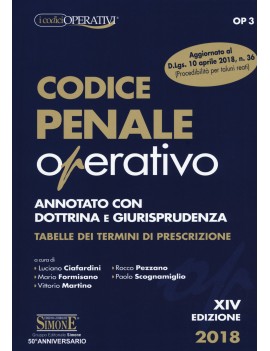 CODICE PENALE OPERATIVO 201 ANNOTATO CO