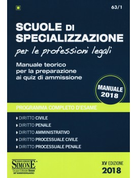 SCUOLE DI SPECIALIZZAZIONE PER LE PROFES