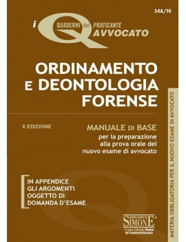 ORDINAMENTO E DEONTOLOGIA FORENSE  18