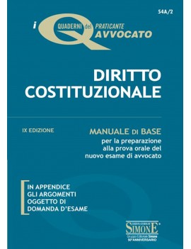 DIRITTO COSTITUZIONALE manuale di bas