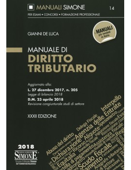 MANUALE DI DIRITTO TRIBUTARIO