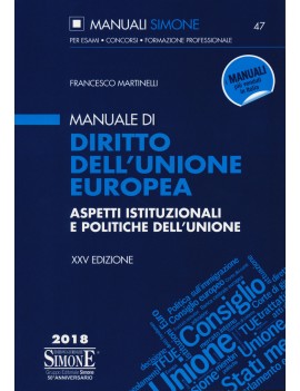 MANUALE DIRITTO DELL'UNIONE EUROPEA