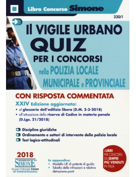 VIGILE URBANO QUIZ CONCORSI POLIZIA L