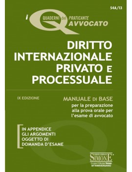 DIRITTO INTERNAZIONALE PRIVATO PROCES