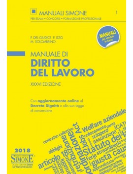 MANUALE DI DIRITTO DEL LAVORO 2018