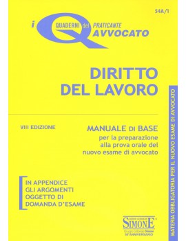 DIRITTO DEL LAVORO manuale di base