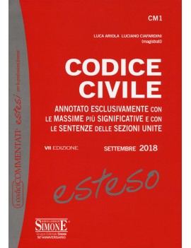 CODICE CIVILE ESTESO 2017