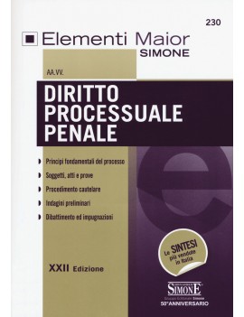 DIRITTO PROCESSUALE PENALE