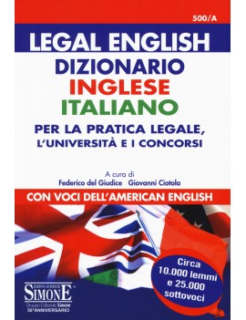 LEGAL ENGLISH – DIZIONARIO INGLESE ITALI