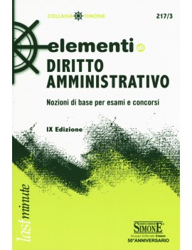 ve ELEMENTI DI DIRITTO AMMINISTRATIVO