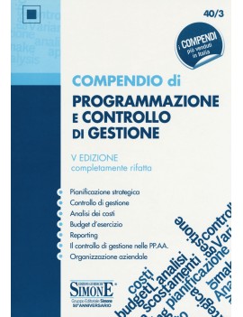 COMPENDIO PROGRAMMAZIONE E CONTROLLO