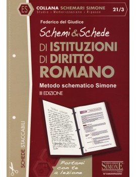 SCHEMI E SCHEDE DI ISTITUZIONI DI DIRITT