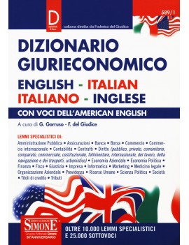 DIZIONARIO GIURIECONOMICO INGLESE ITALIA