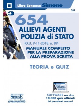 654 ALLIEVI AGENTI POLIZIA DI STATO