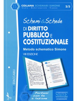 SHEMI E SCHEDE DI DIRITTO COSTITUZIONALE