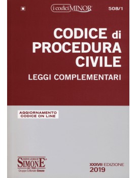 CODICE DI PROCEDURA CIVILE 2019