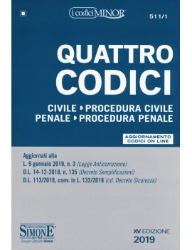 QUATTRO CODICI 2019