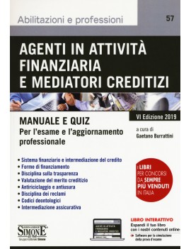 AGENTI IN ATTIVITÀ FINANZIARIA E MEDIATO