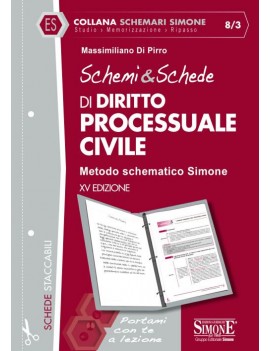 SCHEMI & SCHEDE PROCESSUALE CIVILE