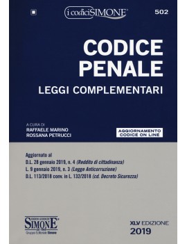 CODICE PENALE 2019 E LEGGI COMPLEMENT