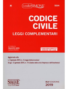 ve CODICE CIVILE  e leggi complementari