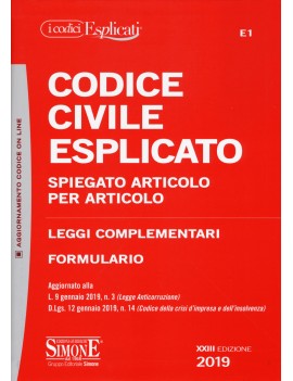 CODICE CIVILE ESPLICATO 2019