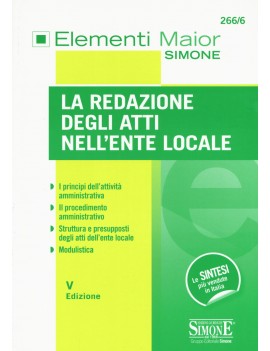 REDAZIONE ATTI NELL'ENTE LOCALE