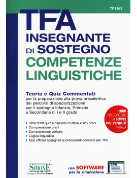 TFA INSEGNANTE SOSTEGNO tutte scuole