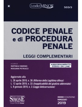 CODICE PEDALE e PROCEDURA PENALE 2018 ES