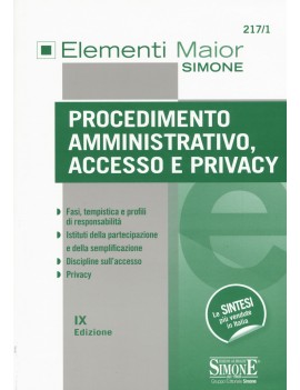 PROCEDIMENTO AMMINISTRATIVO E DIRITTO DI