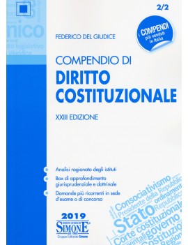 COMPENDIO DI DIRITTO COSTITUZIONALE 2019