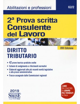 CONSULENTE DEL LAVORO 2 PROVA SCRITTA