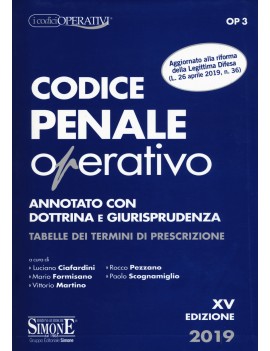 CODICE PENALE OPERATIVO 201 ANNOTATO CO