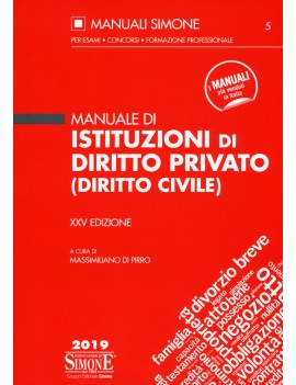 MANUALE DI ISTITUZIONE DI DIRITTO PRIvat