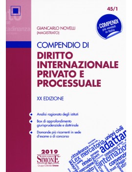 COMPENDIO DI DIRTTO INTERNAZIONALE PRIVA