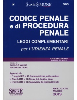 CODICE PEDALE e PROCEDURA PENALE 2019