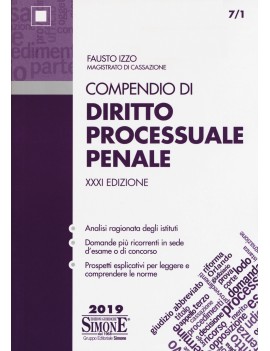 COMPENDIO DI DIRITTO PROCESSUALE PENALE