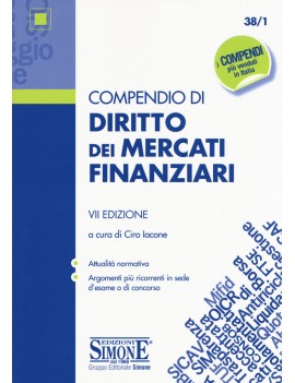 VE COMPENDIO DI DIRITTO DEI MERCATI INTE