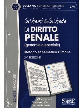 SCHEMI & SCHEDE DI DIRITTO PENALE