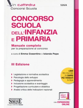 CONCORSO SCUOLA INFANZIA E PRIMARIA