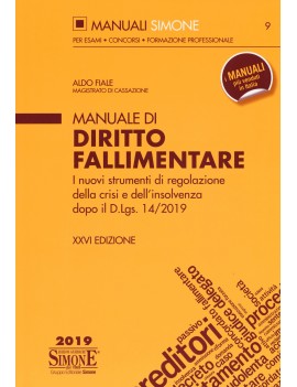 MANUALE DIRITTO FALLIMENTARE 2019