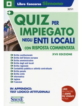 QUIZ I CONCORSO ENTI LOCALI