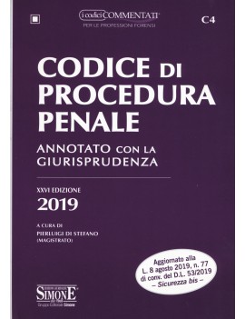 CODICE PROCEDURA PENALE 2019