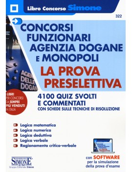 FUNZIONARI AGENZIA DOGANE E MONOPOLI