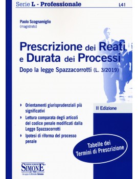 PRESCRIZIONE DEI REATI dopo la RIFORMA O