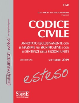 CODICE CIVILE ESTESO 2019