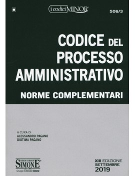 CODICE DEL PROCESSO AMMINISTRATIVO 2019