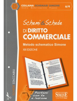 SCHEMI E SCHEDE DI DIRITTO COMMERCIALE