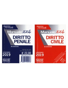 PACK MANUALE CIVILE - PENALE 2019