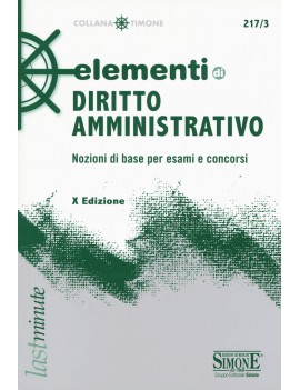 ELEMENTI DI DIRITTO AMMINISTRATIVO